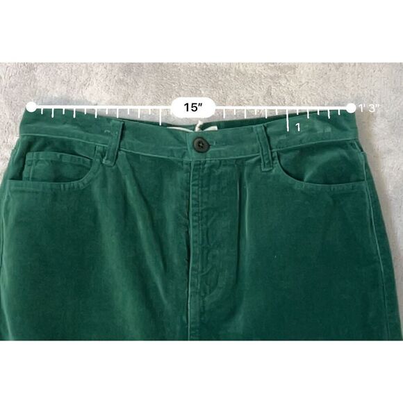 THE GREAT Emerald Green Column MIDI Skirt 28 - Picture 12 of 13